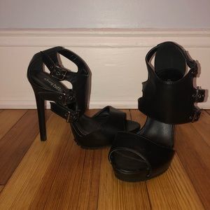 Black Edgy Heels